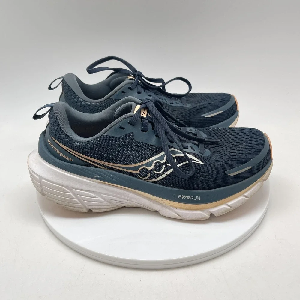 Saucony‎ Guide 18 Shoes Womens Size 7.5 Blue Running Sneakers S10998-162